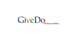 Pitch for Hackathon Startup GiveDo